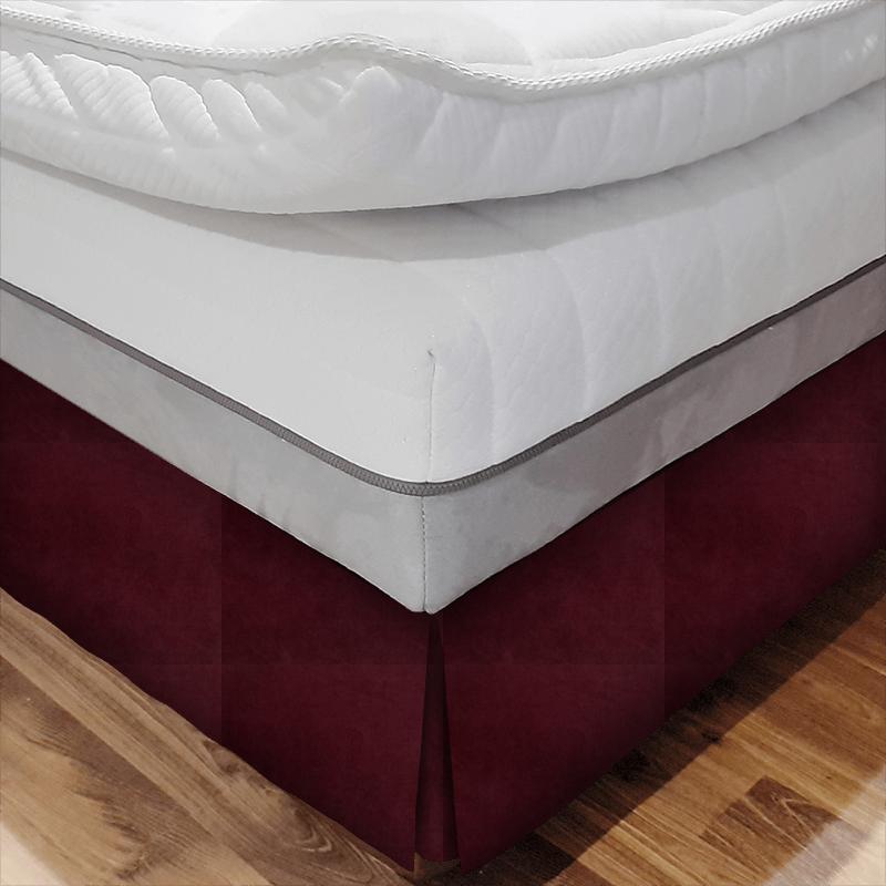 Eaton Square Burgundy Bed Base Valance Bill Beaumont Eaton Square Eaton Square Burgundy Bed Base Valance