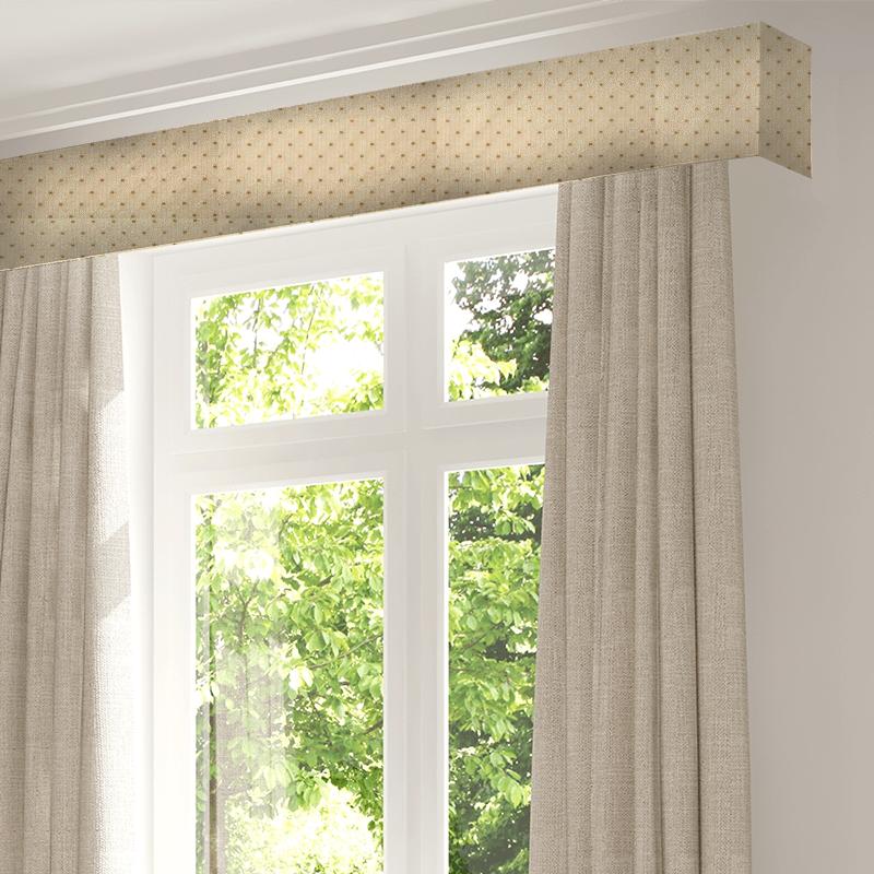 Bill Beaumont Textures Book Verona Honey Pelmet