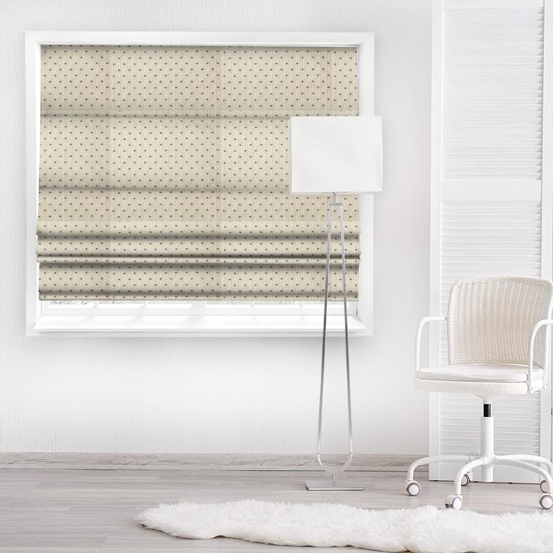 Bill Beaumont Textures Book Verona Smoke Made To Measure Roman Blind