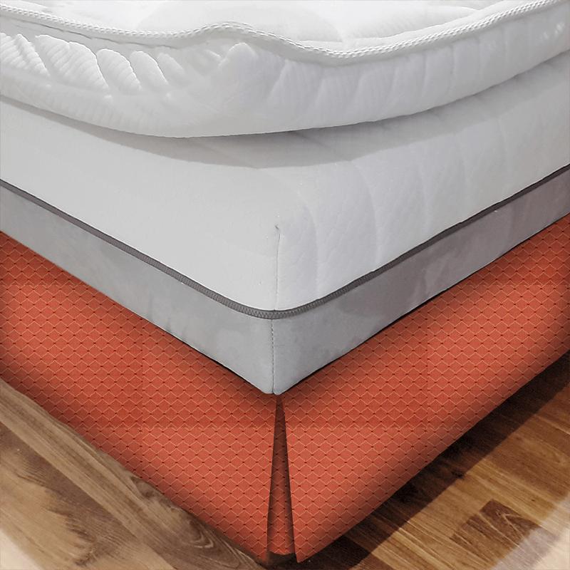 Bill Beaumont Textures Book Verona Spice Bed Base Valance