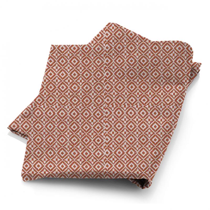 Porter & Stone Timor Komodo Burnt Orange Fabric