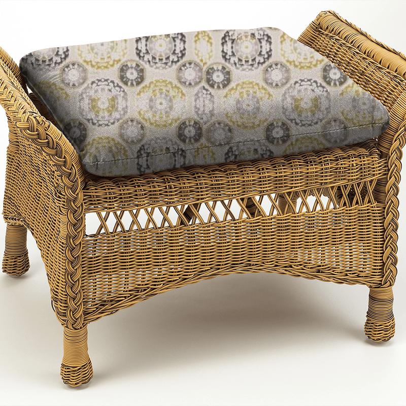 Porter & Stone Timor Timor Ochre Box Cushion