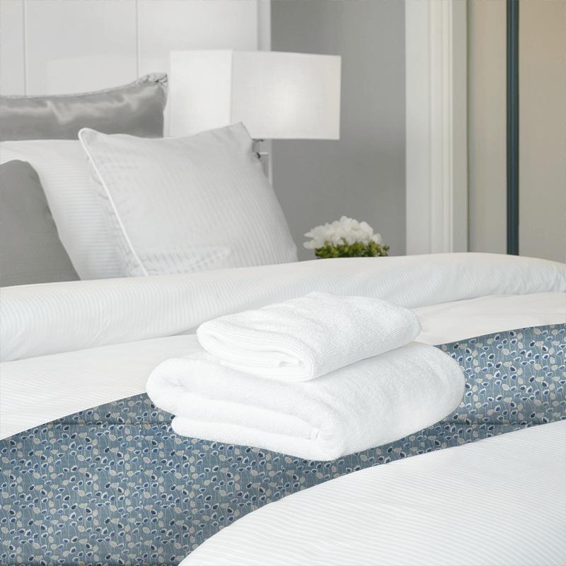 Prestigious Textiles Meeko Clara Indigo Bed Runner