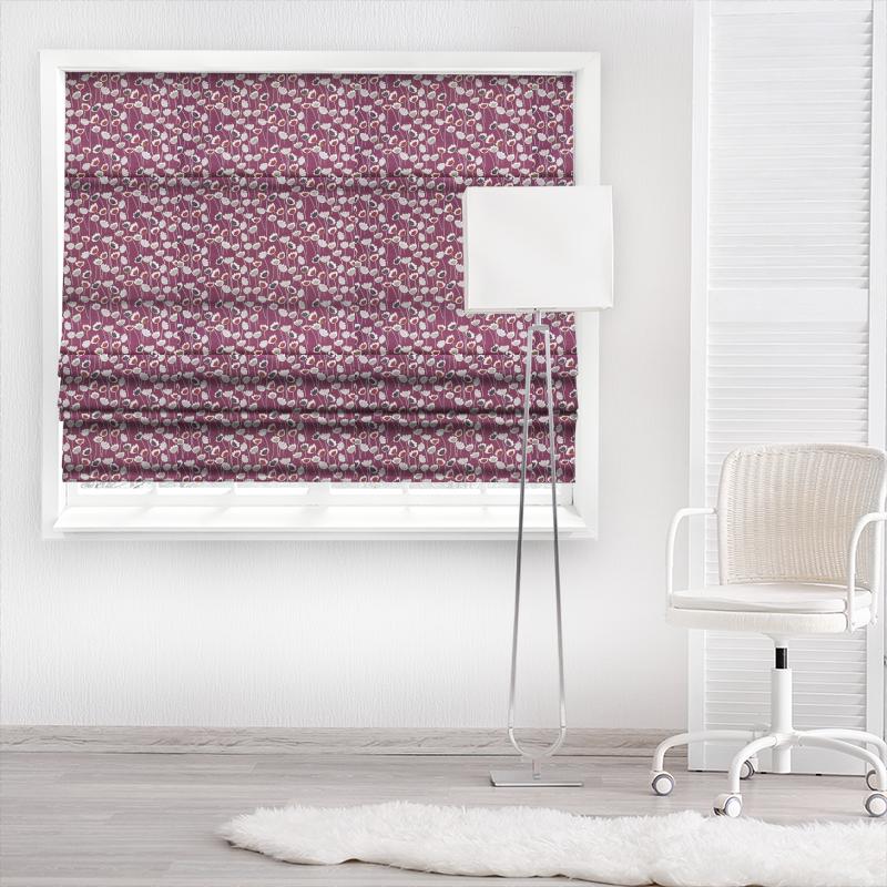 Clara Very Berry Made To Measure Roman Blind Prestigious Textiles Meeko Clara Very Berry Made To Measure Roman Blind