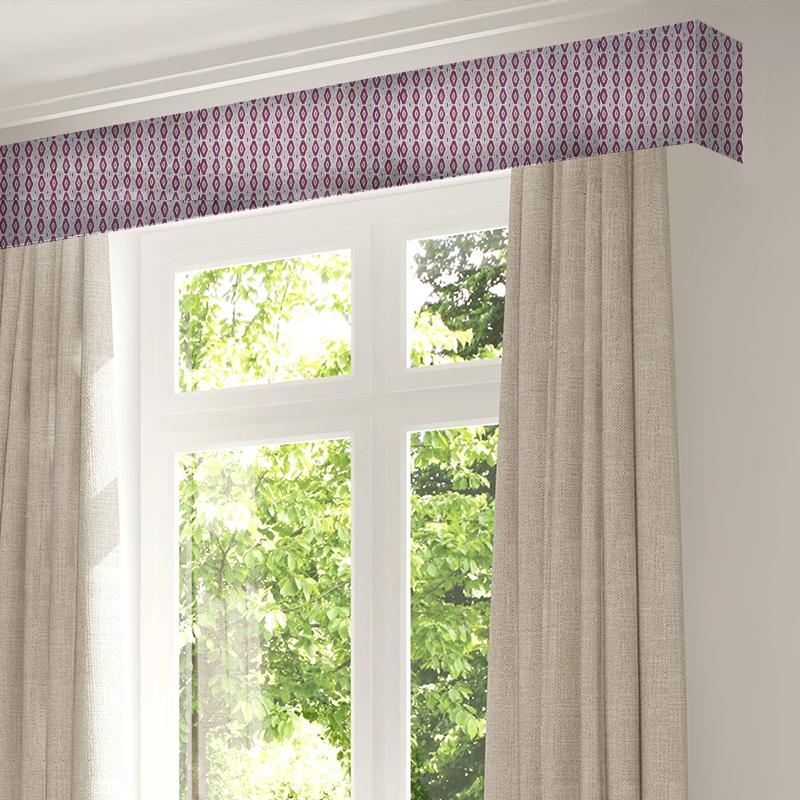 Prestigious Textiles Meeko Karaz Very Berry Pelmet
