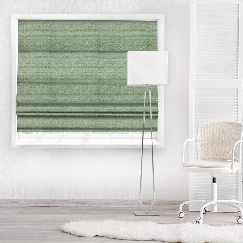 Prestigious Textiles Utopia Euphoria Eucalyptus Made To Measure Roman Blind