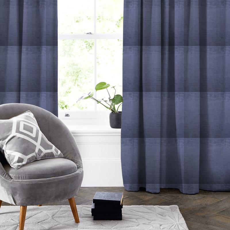 Ashley Wilde Dakota Dakota Denim Made To Measure Curtain