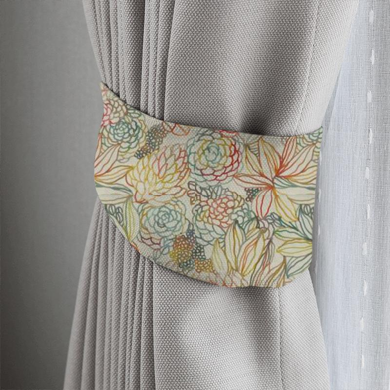Voyage Decoration Edenmuir Althorp Cinnamon Linen Tieback