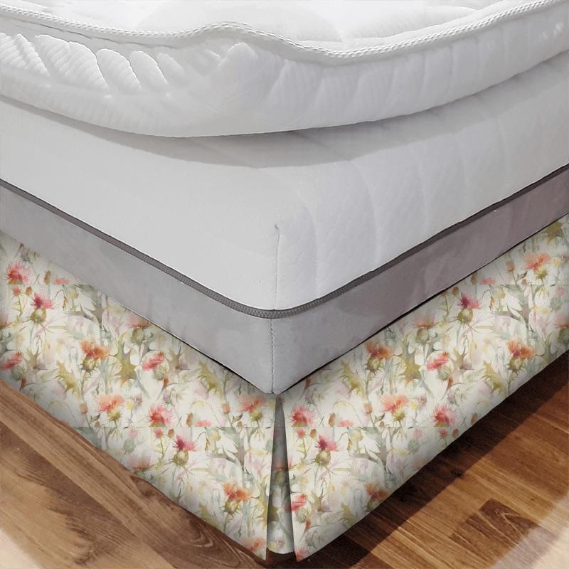 Cirsiun Cream Russet Bed Base Valance Voyage Decoration Wilderness Cirsiun Cream Russet Bed Base Valance