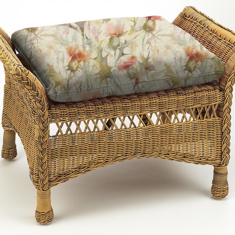 Voyage Decoration Wilderness Cirsiun Linen Russett Box Cushion