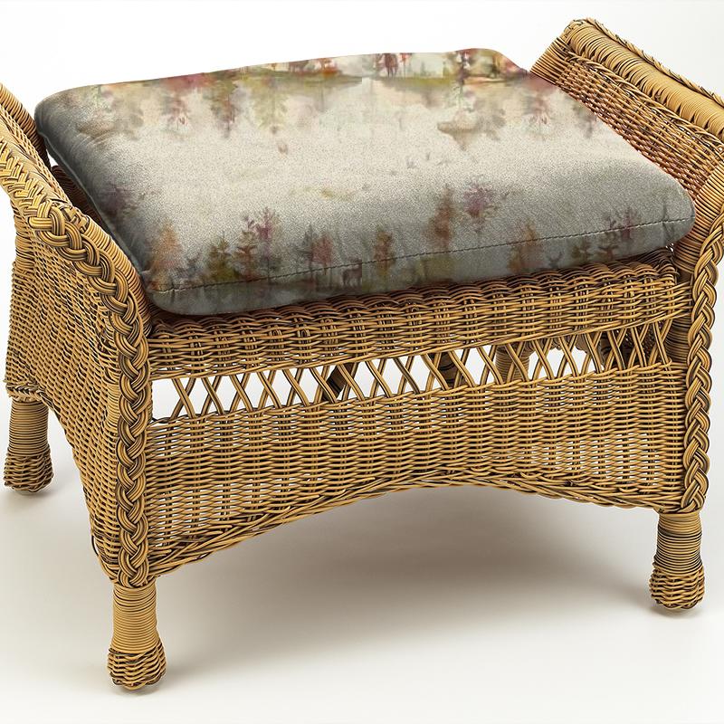 Wilderness Linen Plum Box Cushion Voyage Decoration Wilderness Wilderness Linen Plum Box Cushion