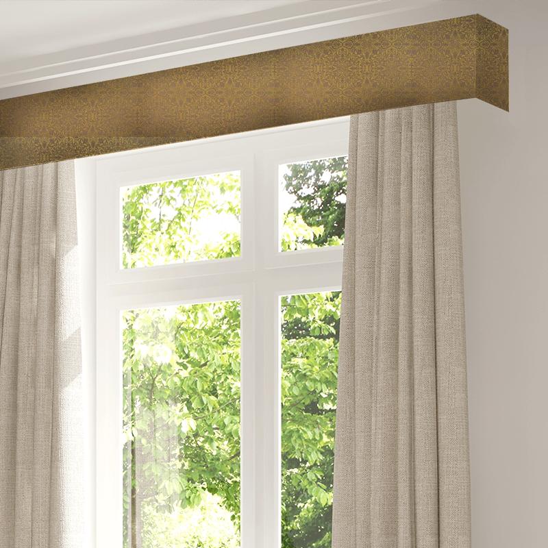iLiv Isadore Brocade Maize Pelmet