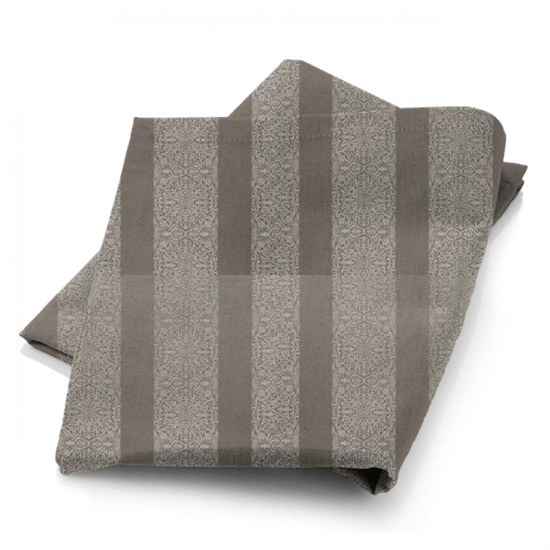 iLiv Isadore Brocade Stripe Ash Grey Fabric