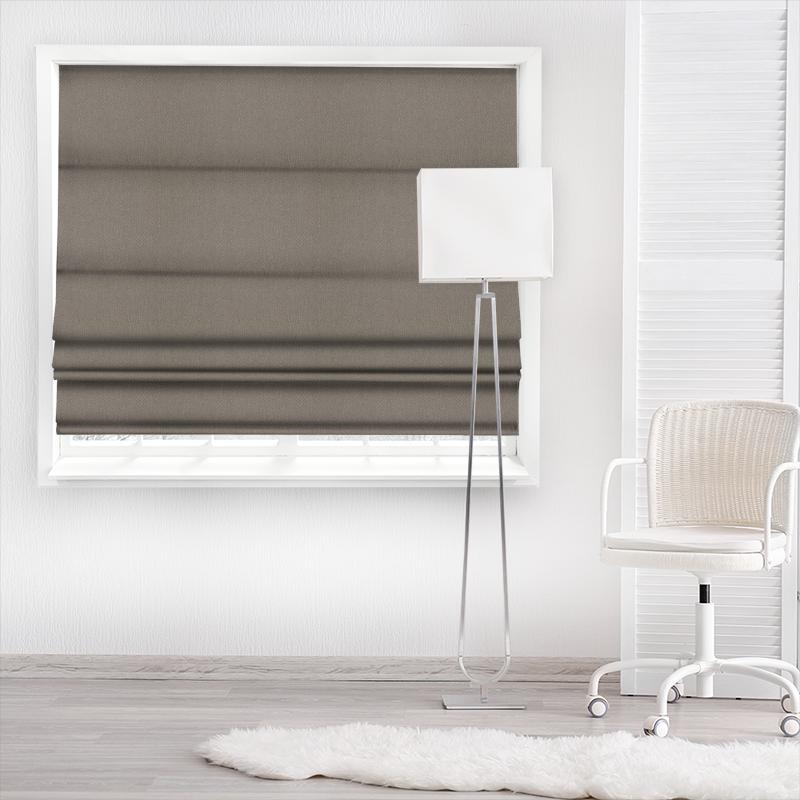 Prestigious Textiles Helston Helston Loam Made To Measure Roman Blind