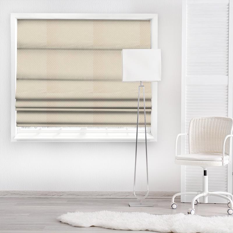 Prestigious Textiles Odyssey Callisto Fawn Made To Measure Roman Blind