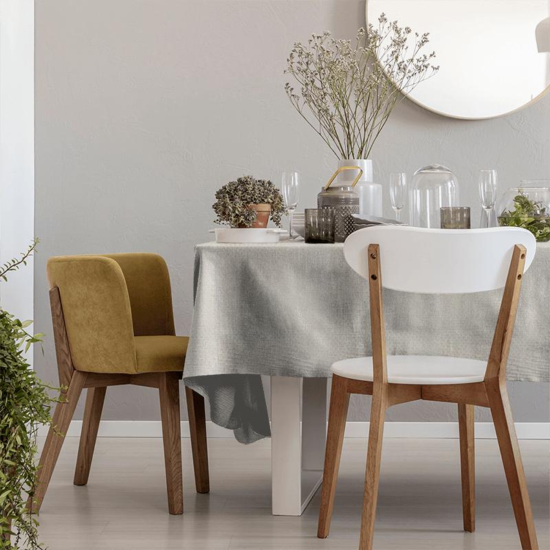 Prestigious Textiles Odyssey Callisto Oyster Tablecloth