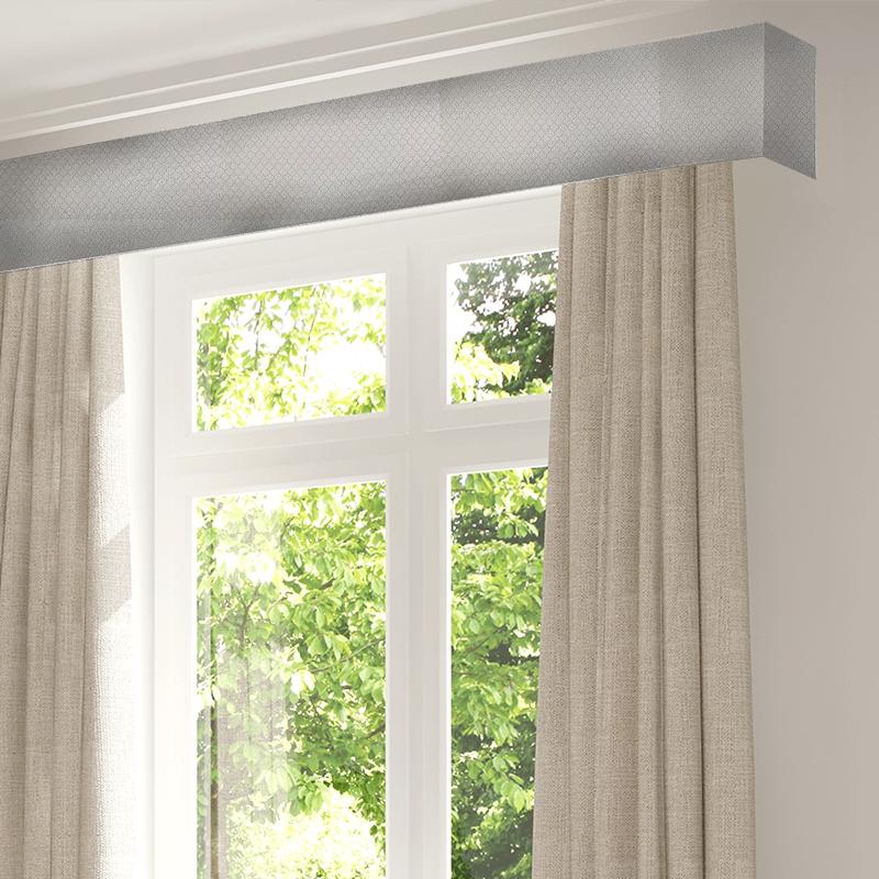 Prestigious Textiles Odyssey Callisto Steel Pelmet