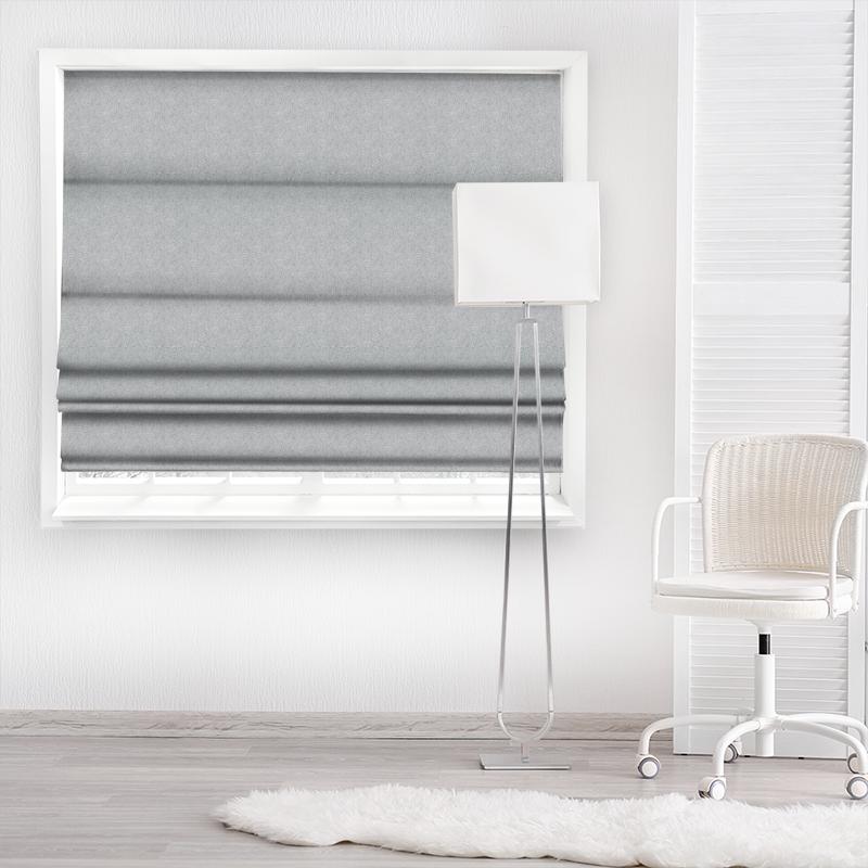 Prestigious Textiles Timeless Endless Carbon Made To Measure Roman Blind