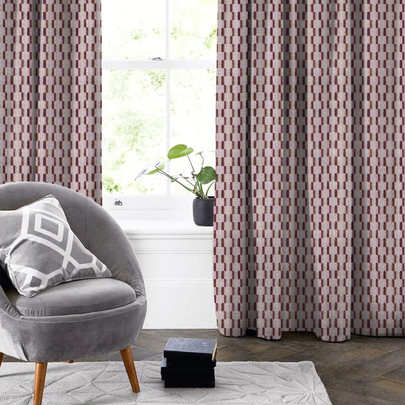 Clarke and Clarke Kaleidoscope Cubis Multi Made To Measure Curtain