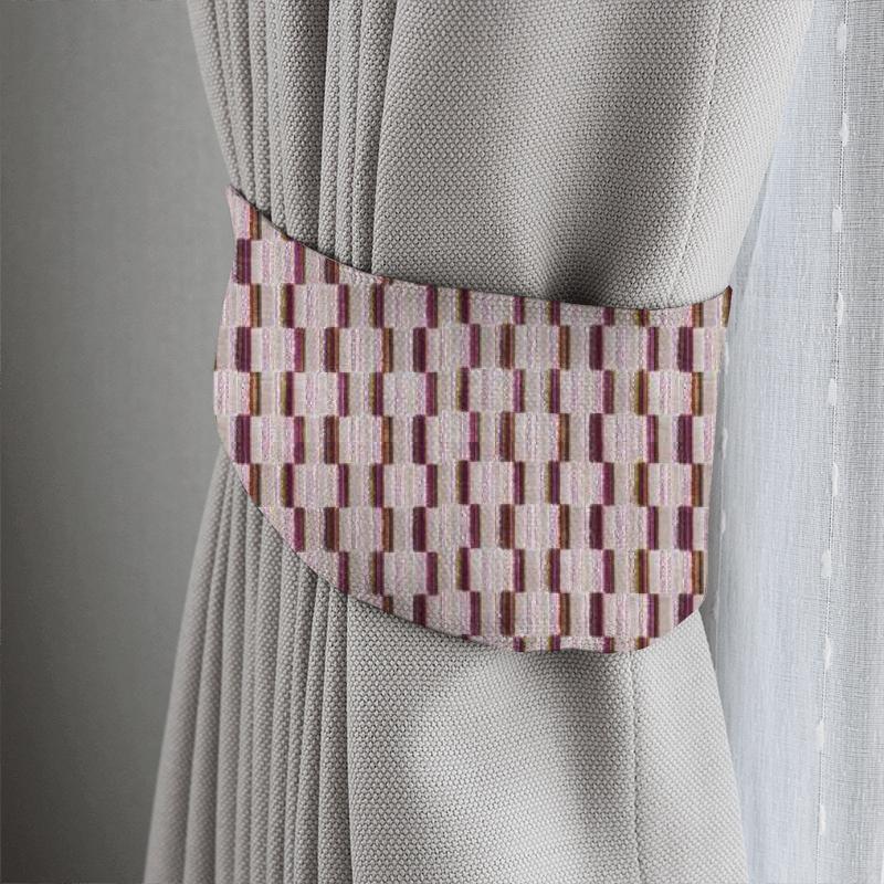 Clarke and Clarke Kaleidoscope Cubis Multi Tieback