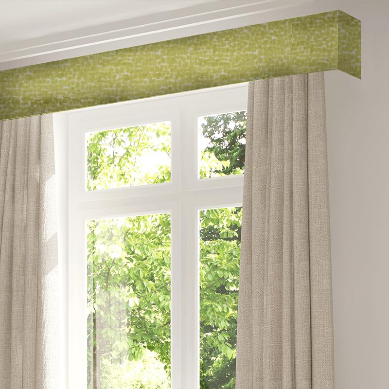 Clarke and Clarke Kaleidoscope Mattone Citrus Pelmet
