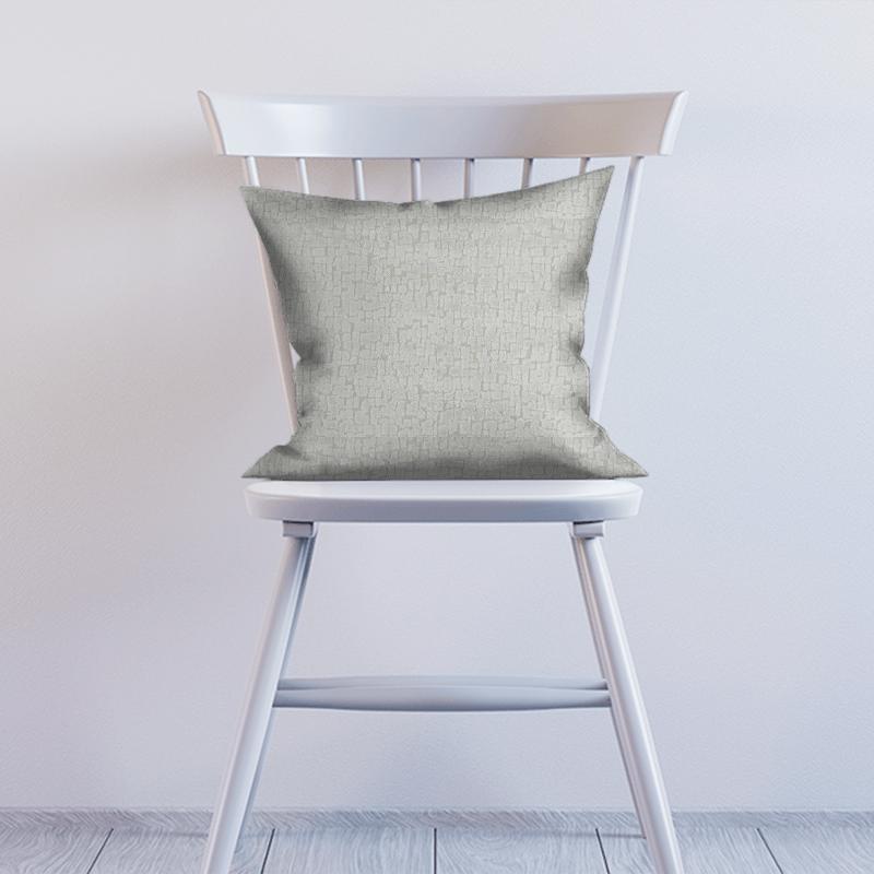 Clarke and Clarke Kaleidoscope Mattone Ivory Cushion
