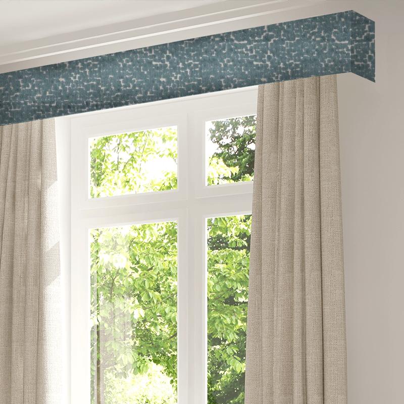 Clarke and Clarke Kaleidoscope Mattone Mineral Pelmet