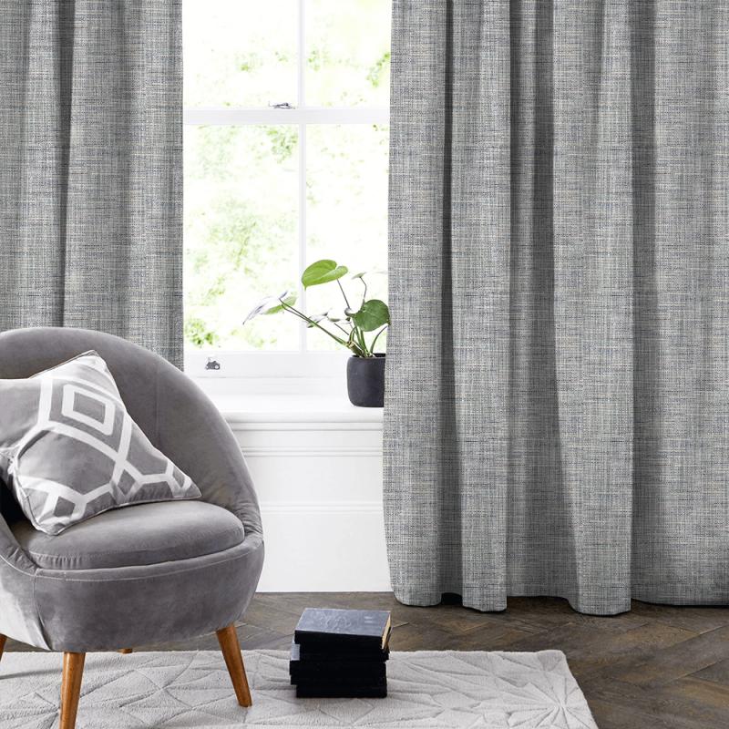 Clarke and Clarke Kaleidoscope Miscela Denim Made To Measure Curtain