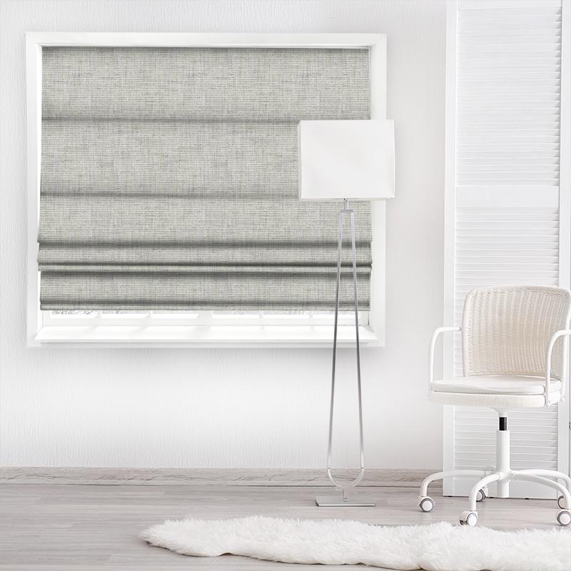 Clarke and Clarke Kaleidoscope Miscela Natural Made To Measure Roman Blind