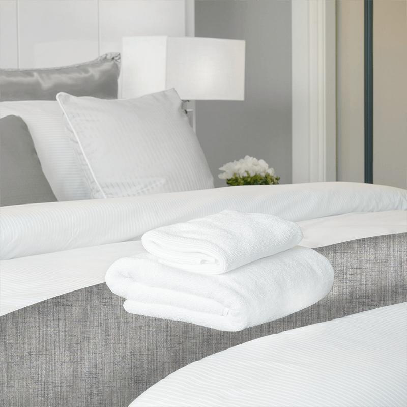 Clarke and Clarke Kaleidoscope Miscela Stone Bed Runner