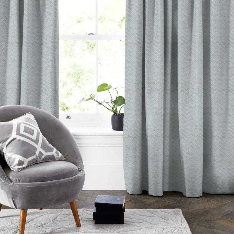 Clarke and Clarke Kaleidoscope Prisma Duckegg Made To Measure Curtain