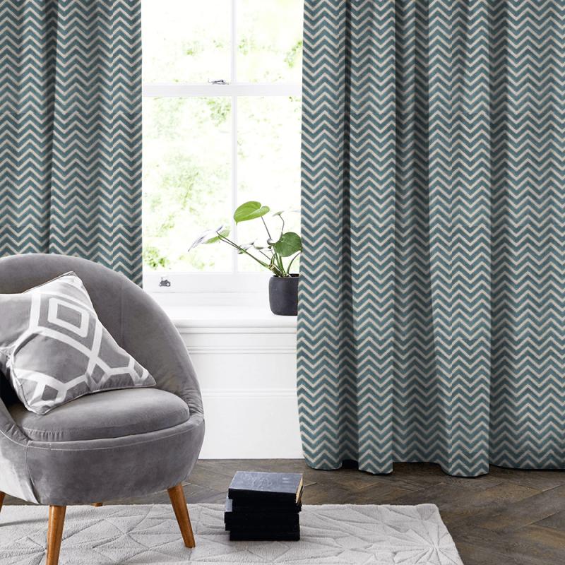Clarke and Clarke Kaleidoscope Prisma Mineral Made To Measure Curtain