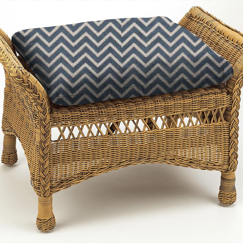 Clarke and Clarke Kaleidoscope Prisma Navy Box Cushion