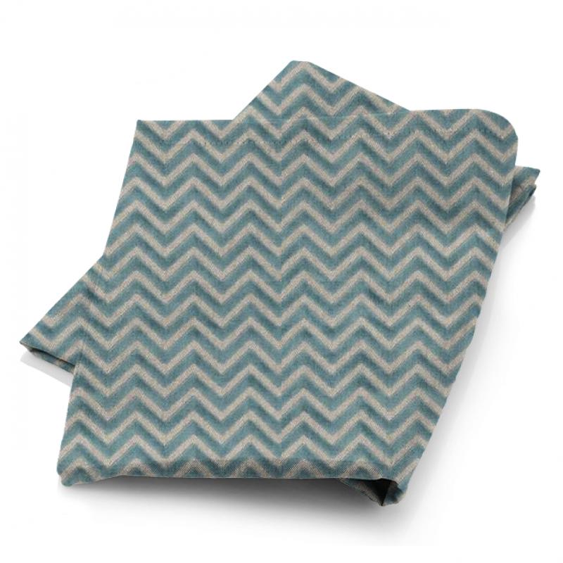 Clarke and Clarke Kaleidoscope Prisma Teal Fabric
