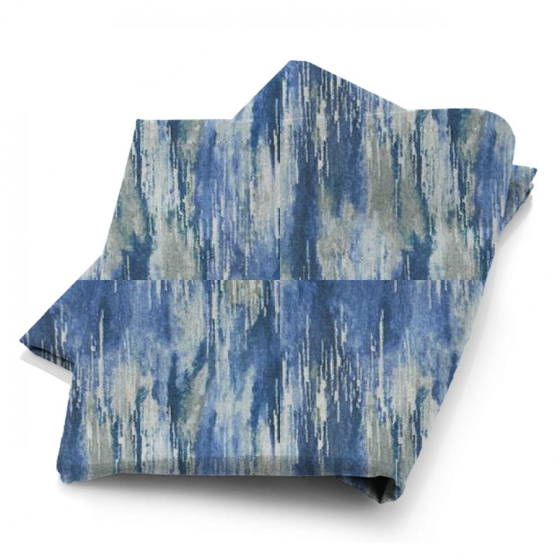 Clarke and Clarke Kaleidoscope Umbra Denim Fabric