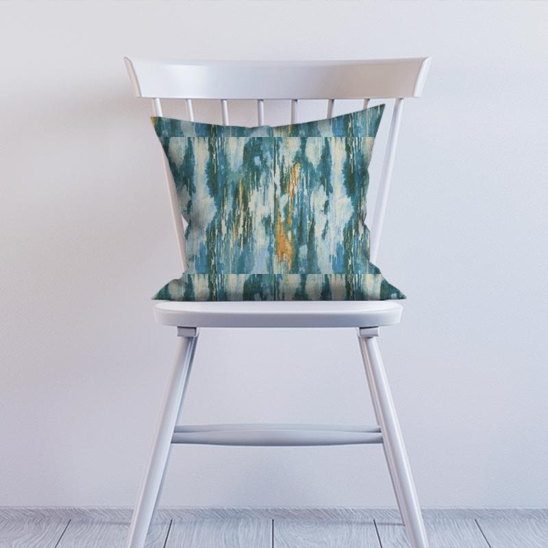Clarke and Clarke Kaleidoscope Umbra Kingfisher Cushion