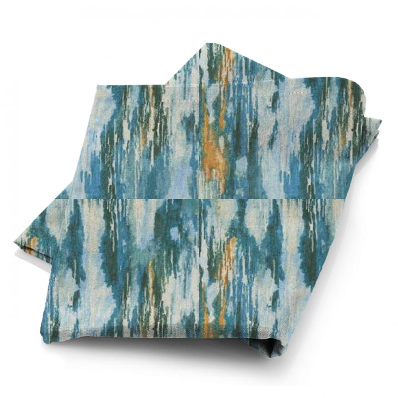 Clarke and Clarke Kaleidoscope Umbra Kingfisher Fabric
