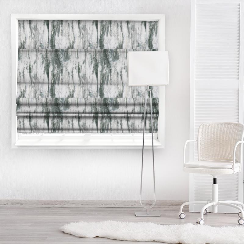 Clarke and Clarke Kaleidoscope Umbra Stone Made To Measure Roman Blind