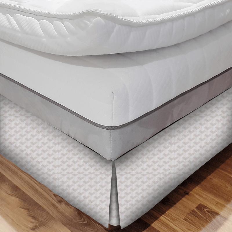 Clarke and Clarke Lusso 2 Struttura Champagne Bed Base Valance