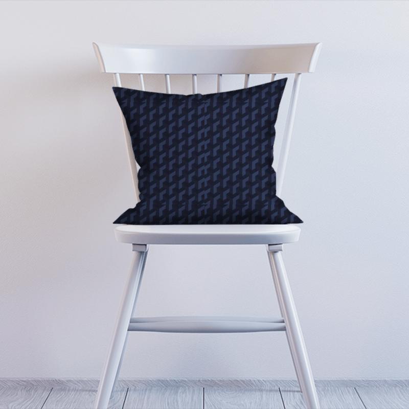 Clarke and Clarke Lusso 2 Struttura Midnight Cushion