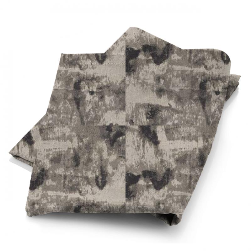 Clarke and Clarke Lusso 2 Tessere Nero Fabric
