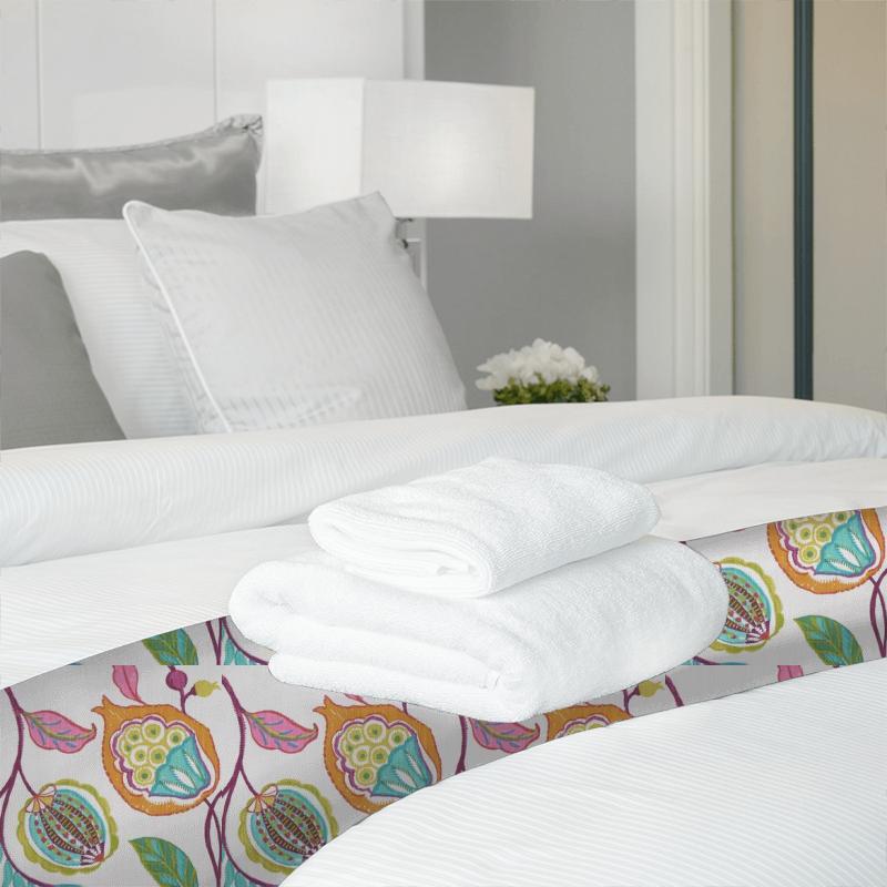 Clarke and Clarke Oriental Garden Kayo Summer Bed Runner