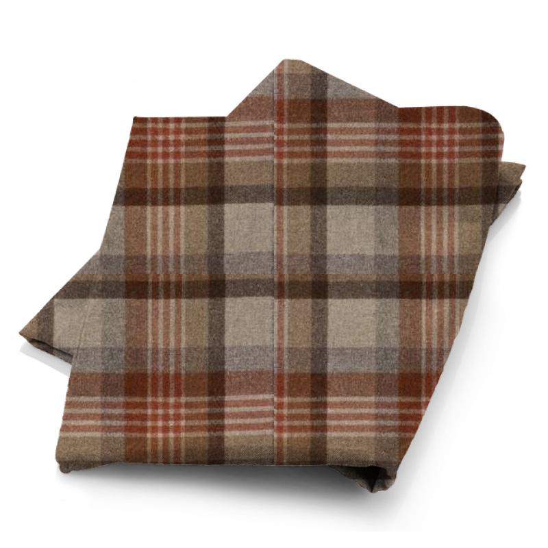 Abraham Moon Legacy Cheltenham Red Earth Fabric