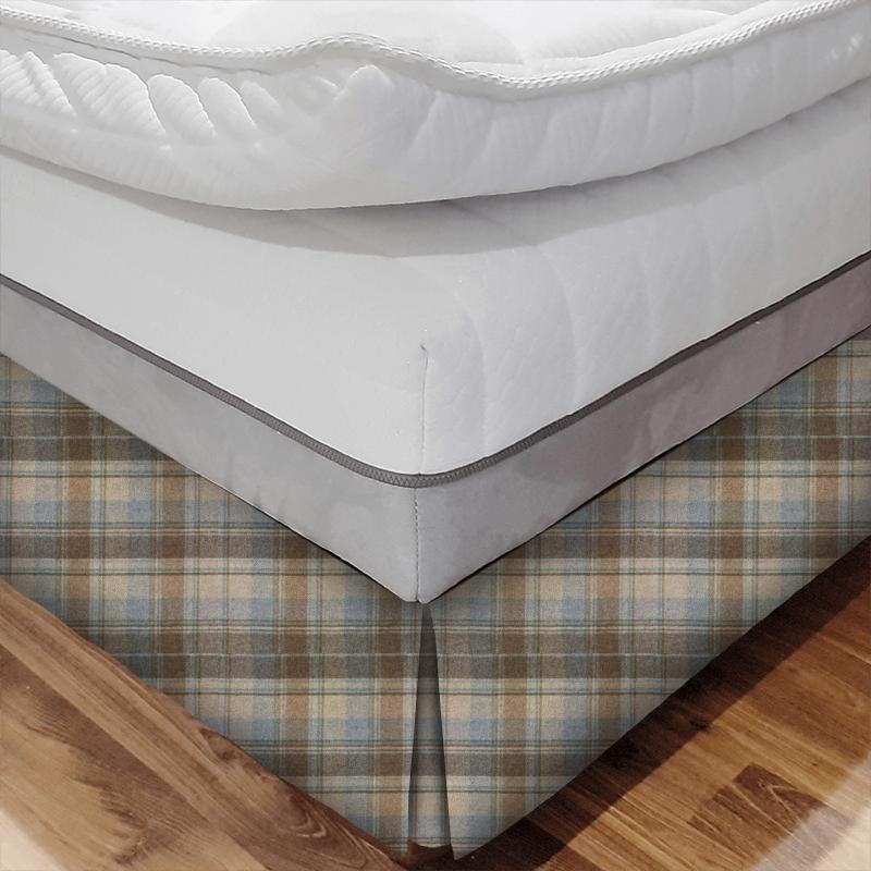 Abraham Moon National Trust Snowshill Eau De Nil Bed Base Valance