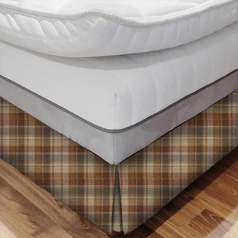 Abraham Moon National Trust Snowshill Red Earth Bed Base Valance