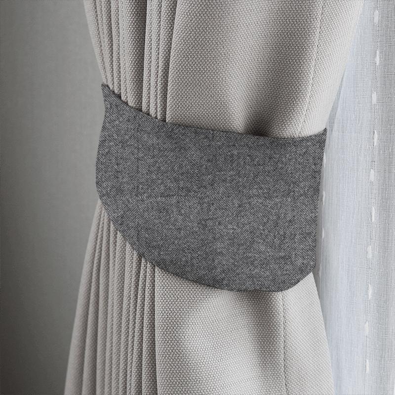 Abraham Moon Legacy Stoneham Dark Grey Tieback