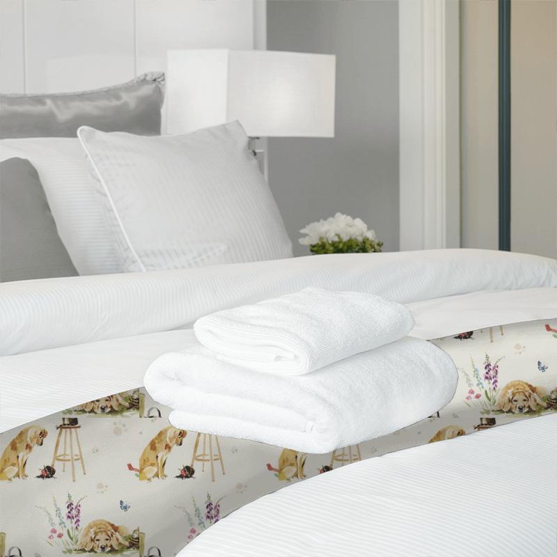 Studio G Village Life Best Of Friends Cream Bed Runner