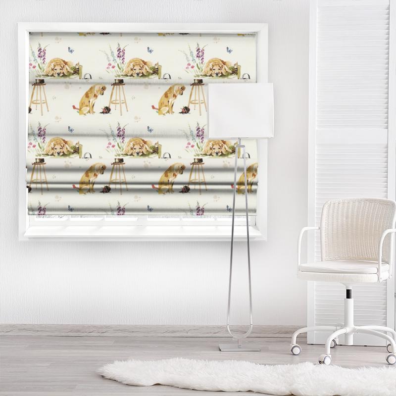 Studio G Village Life Best Of Friends Cream Made To Measure Roman Blind