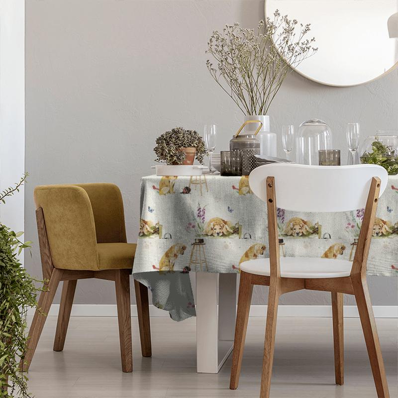 Studio G Village Life Best Of Friends Cream Tablecloth