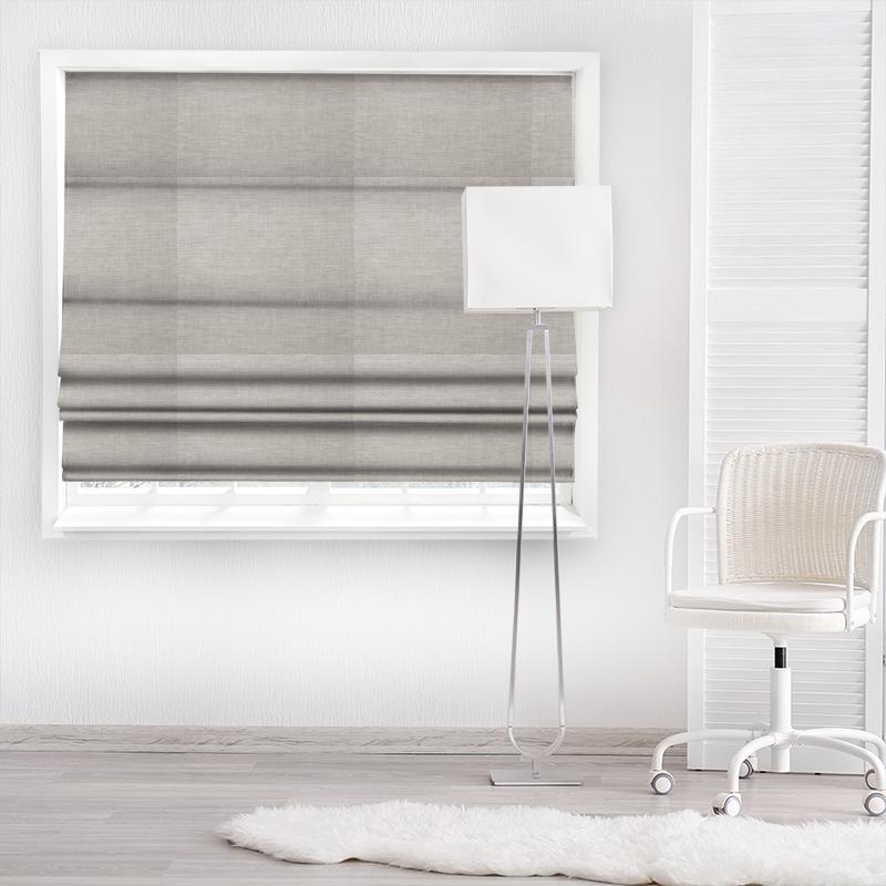 Ashley Wilde Lunar Lunar Linen Made To Measure Roman Blind